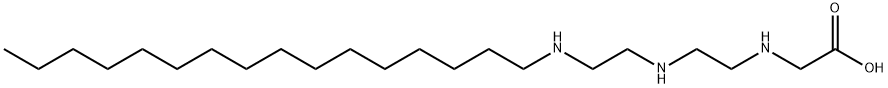 Glycine, N-[2-[[2-(hexadecylamino)ethyl]amino]ethyl]- Structure