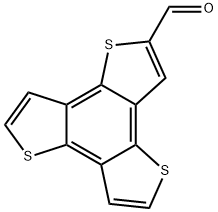 Benzo[1,2-b:3,4-b':5,6-b'']trithiophene-2-carboxaldehyde 구조식 이미지