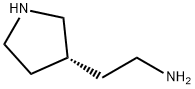 3-Pyrrolidineethanamine, (3R)- 구조식 이미지