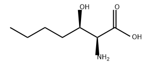 Heptanoic acid, 2-amino-3-hydroxy-, (2S,3R)- Structure