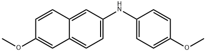 2-Naphthalenamine, 6-methoxy-N-(4-methoxyphenyl)- Structure