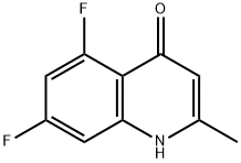 4(1H)-Quinolinone, 5,7-difluoro-2-methyl- Structure