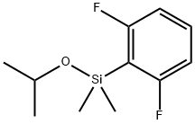 Benzene, 2-[dimethyl(1-methylethoxy)silyl]-1,3-difluoro- 구조식 이미지