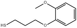 1-Propanethiol, 3-(2-methoxyphenoxy)- Structure