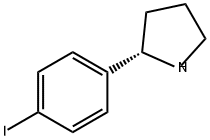 Pyrrolidine, 2-(4-iodophenyl)-, (2S)- 구조식 이미지