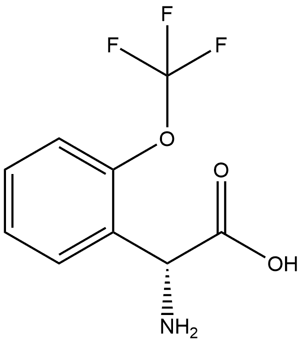 (R)-2-amino-2-(2-(trifluoromethoxy)phenyl)acetic acid Structure