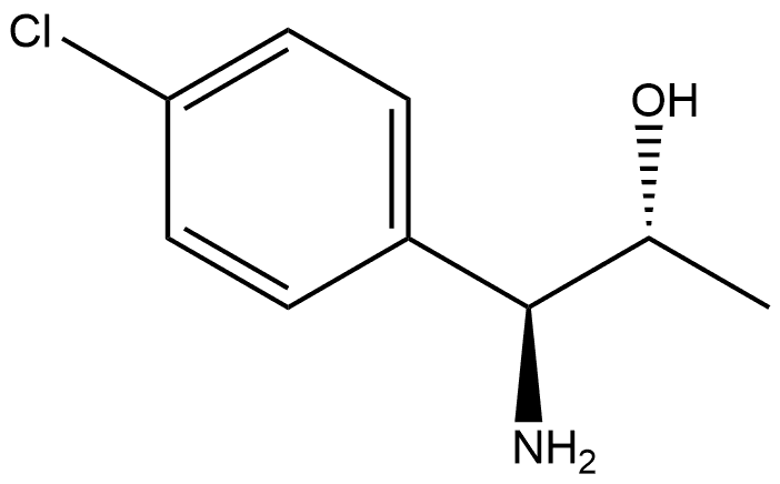 (1S,2R)-1-AMINO-1-(4-CHLOROPHENYL)PROPAN-2-OL Structure