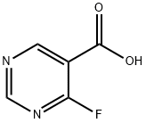 5-Pyrimidinecarboxylic acid, 4-fluoro- Structure