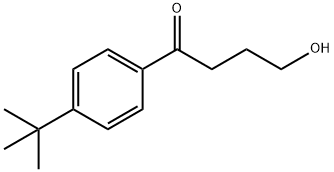 1-Butanone, 1-[4-(1,1-dimethylethyl)phenyl]-4-hydroxy- 구조식 이미지