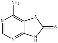 Thiazolo[4,5-d]pyrimidine-2(3H)-thione, 7-amino- 구조식 이미지