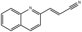 (E)-3-(Quinolin-2-yl)acrylonitrile Structure