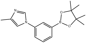 3-(4-Methylimidazol-1-yl)phenylboronic acid pinacol ester Structure