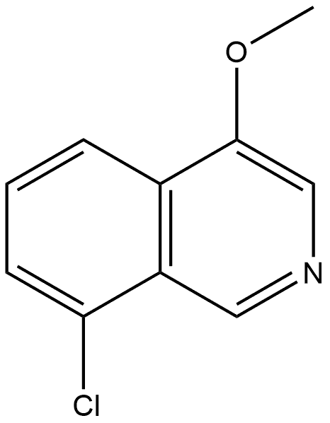 8-chloro-4-methoxyisoquinoline Structure