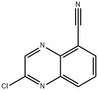 5-Quinoxalinecarbonitrile, 2-chloro- 구조식 이미지