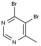 Pyrimidine, 4,5-dibromo-6-methyl- Structure