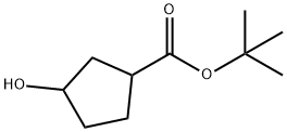 tert-Butyl 3-hydroxycyclopentanecarboxylate Structure