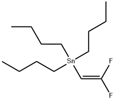 Stannane, tributyl(2,2-difluoroethenyl)- Structure