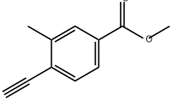 methyl 4-ethynyl-3-methylbenzoate Structure