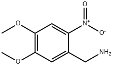 Benzenemethanamine, 4,5-dimethoxy-2-nitro- Structure