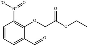 Acetic acid, 2-(2-formyl-6-nitrophenoxy)-, ethyl ester Structure