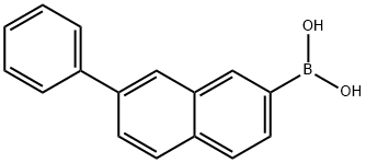 Boronic acid, B-(7-phenyl-2-naphthalenyl)- Structure