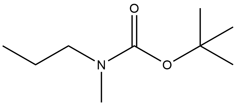 Carbamic acid, methylpropyl-, 1,1-dimethylethyl ester (9CI) Structure