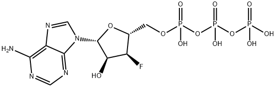 Adenosine 5'-(tetrahydrogen triphosphate), 3'-deoxy-3'-fluoro- Structure