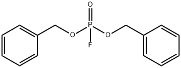 Phosphorofluoridic acid, bis(phenylmethyl) ester Structure