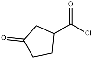 Cyclopentanecarbonyl chloride, 3-oxo- Structure