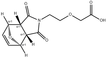 Acetic acid, 2-[2-[(3aR,4S,7R,7aS)-1,3,3a,4,7,7a-hexahydro-1,3-dioxo-4,7-epoxy-2H-isoindol-2-yl]ethoxy]-, rel- Structure