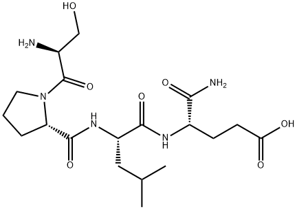 L-Seryl-L-prolyl-L-leucyl-L-glutamamide Structure