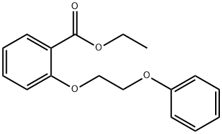Benzoic acid, 2-(2-phenoxyethoxy)-, ethyl ester Structure