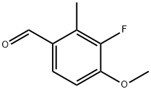 3-Fluoro-4-methoxy-2-methylbenzaldehyde Structure