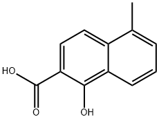 1-Hydroxy-5-methyl-2-naphthoic acid Structure
