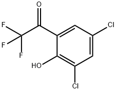 Ethanone, 1-(3,5-dichloro-2-hydroxyphenyl)-2,2,2-trifluoro- Structure