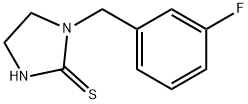 1-(3-fluorobenzyl)imidazolidine-2-thione Structure