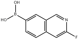 3-fluoroisoquinolin-7-ylboronic acid Structure