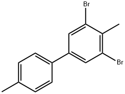 3,5-Dibromo-4,4'-dimethyl-1,1'-biphenyl Structure