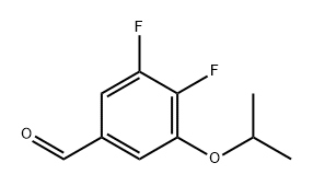 3,4-Difluoro-5-isopropoxybenzaldehyde Structure