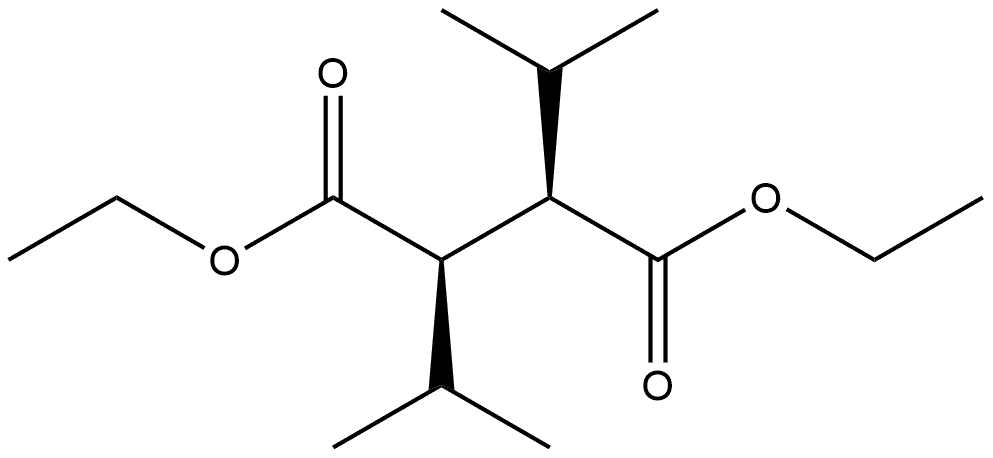 Diethyl 2,3-diisopropylsuccinate 구조식 이미지