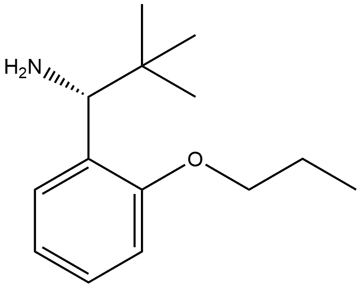 (R)-2,2-dimethyl-1-(2-propoxyphenyl)propan-1-amine Structure