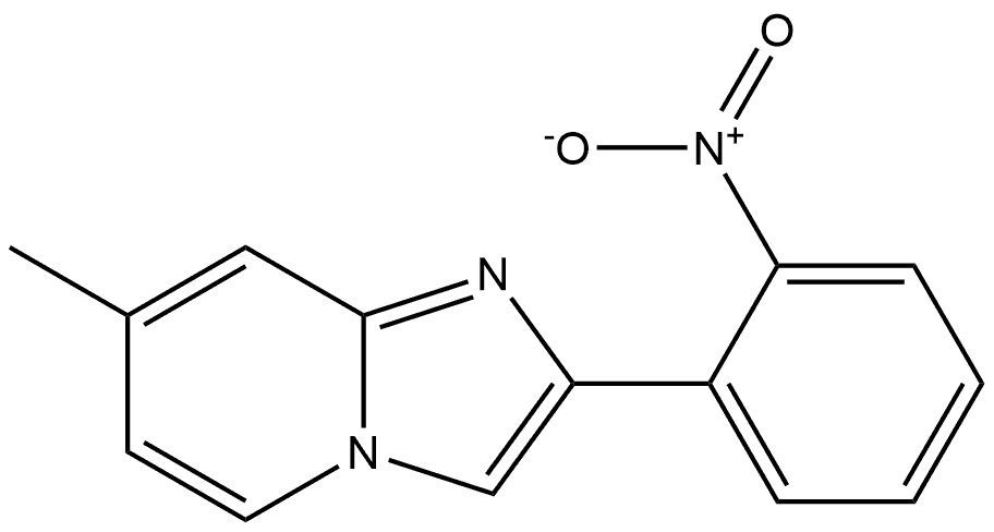 7-Methyl-2-(2-nitrophenyl)imidazo[1,2-a]pyridine 구조식 이미지