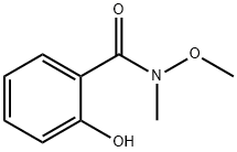 Benzamide, 2-hydroxy-N-methoxy-N-methyl- Structure