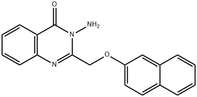 3-Amino-2-((naphthalen-2-yloxy)methyl)quinazolin-4(3H)-one 구조식 이미지