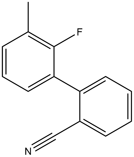 2'-Fluoro-3'-methyl[1,1'-biphenyl]-2-carbonitrile Structure