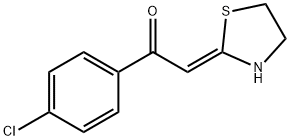 Ethanone, 1-(4-chlorophenyl)-2-(2-thiazolidinylidene)-, (2Z)- Structure