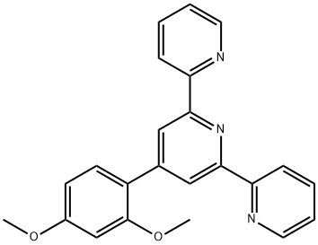 4'-(2,4-Dimethoxyphenyl)-2,2':6',2''-terpyridine Structure