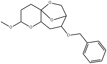 6H-4a,7-Epoxy-2H-pyrano3,2-boxepin, hexahydro-2-methoxy-8-(phenylmethoxy)- 구조식 이미지