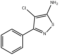 4-chloro-3-phenyl-1,2-thiazol-5-amine Structure