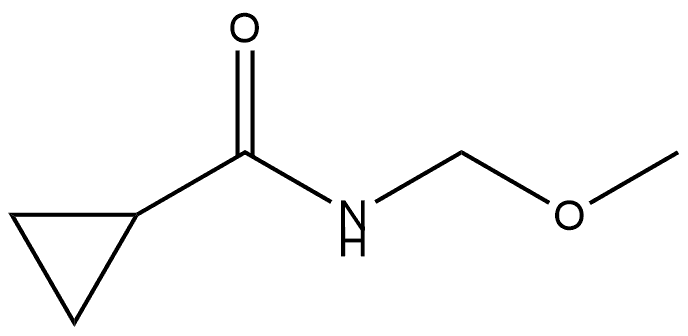 N-(Methoxymethyl)cyclopropanecarboxamide Structure